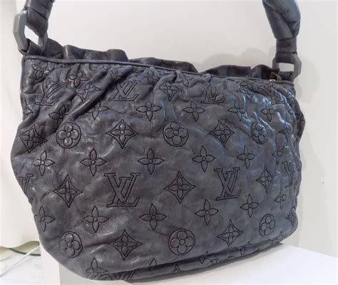 louis vuitton grey leather bag|louis vuitton handbag grey.